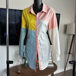 Colorblock Blouse